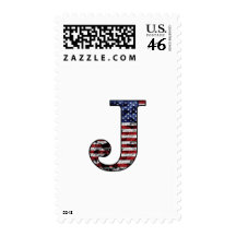 Patriotic Hero J Postage Stamps