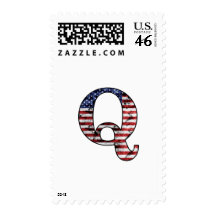 Patriotic Hero Q Postage Stamp