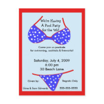 Patriotic Invitation postcards