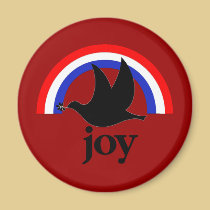 Patriotic Joy magnets