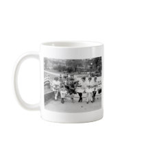 Patriotic Knitting Bee, early 1900s Mug