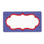 Patriotic Label (blank)