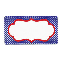Patriotic Label (blank)