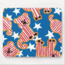 Patriotic Lions Mouse Pad Patriotic Lions Mouse Pad