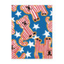 Patriotic Lions Post Card