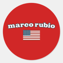 Patriotic Marco Rubio Sticker