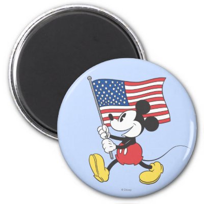 Patriotic Mickey Mouse 1 magnets