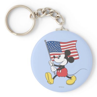 Patriotic Mickey Mouse 1 keychains