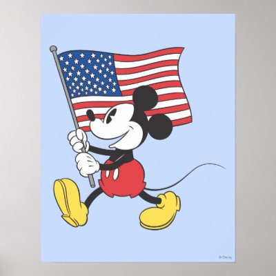 Patriotic Mickey Mouse 1 posters