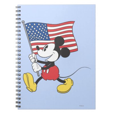 Patriotic Mickey Mouse 1 notebooks