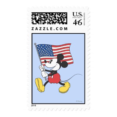 Patriotic Mickey Mouse 1 stamps