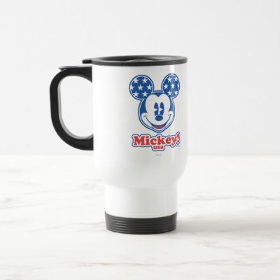 Patriotic Mickey Mouse 4 mugs