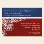Patriotic Military Red White and Blue Wedding invitations