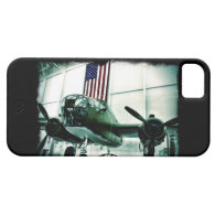 Patriotic Military WWII Plane with American Flag iPhone 5 Covers
