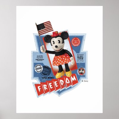 Patriotic Minnie Mouse posters
