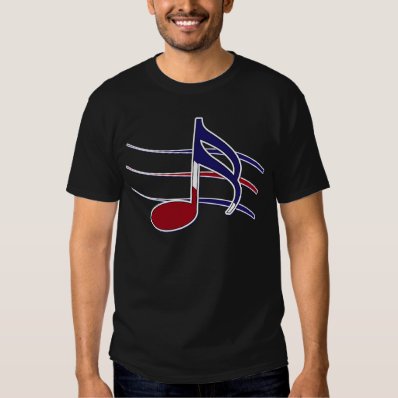 Patriotic Music Note T-shirt