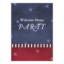 Patriotic or Military Party Invitation