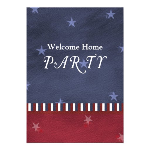 Patriotic or Military Party Invitation