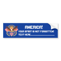 Patriotic or Veteran View Artist Comments Below Bumper Stickers
