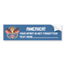 Patriotic or Veteran View Artist Comments Below Bumper Stickers