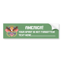 Patriotic or Veteran View Artist Comments Below Bumper Stickers