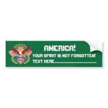 Patriotic or Veteran View Artist Comments Below Bumper Stickers