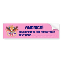 Patriotic or Veteran View Artist Comments Below Bumper Sticker