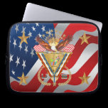 Patriotic or Veteran View Artist Comments Below laptop sleeves