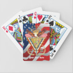 Patriotic or Veteran View Artist Comments Below playing cards