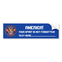 Patriotic or Veteran View Artist Comments Bumper Sticker