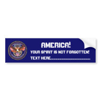 Patriotic or Veteran View Artist Comments Bumper Sticker