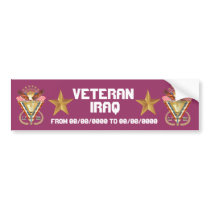 Patriotic or Veteran View Artist Comments Bumper Sticker