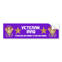 Patriotic or Veteran View Artist Comments Bumper Sticker