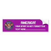 Patriotic or Veteran View Artist Comments Bumper Sticker