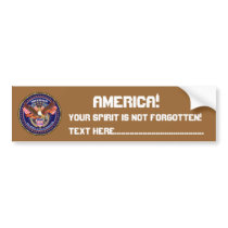 Patriotic or Veteran View Artist Comments Bumper Sticker