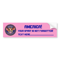 Patriotic or Veteran View Artist Comments Bumper Sticker