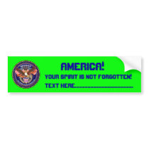 Patriotic or Veteran View Artist Comments Bumper Stickers