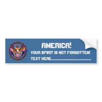Patriotic or Veteran View Artist Comments Bumper Sticker