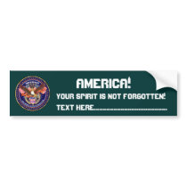 Patriotic or Veteran View Artist Comments Bumper Sticker