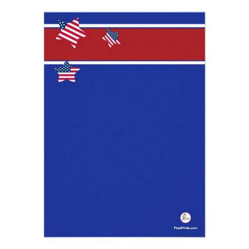 Patriotic Party BBQ Invitation
