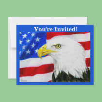 Patriotic Party Invitation - "American Pride" invitations