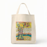 Patriotic Peace Power Tote Bags