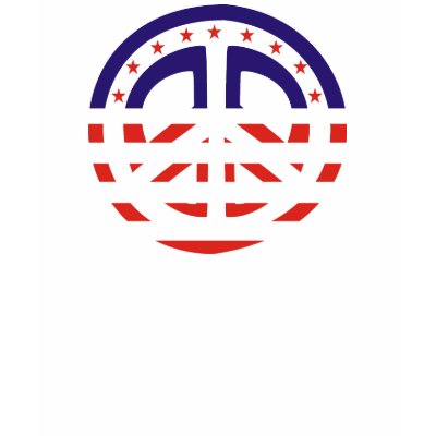 Patriotic Peace Sign t-shirt by patriotic_tshirts
