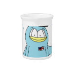 Patriotic Penguin - Red White Blue Pitchers