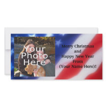 Patriotic Personalized Photo Card photo cards by cutencomfy Patriotic Personalized Photo Card photo cards