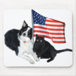 Patriotic Pets Mousepad Patriotic Pets Mousepad