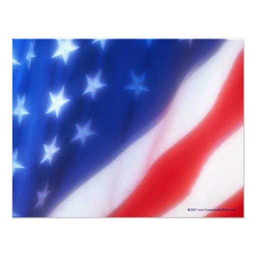 Patriotic Photo Military Send-off Party Invitation