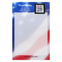 Patriotic Photo Stationery by cutencomfy Patriotic Photo Stationery