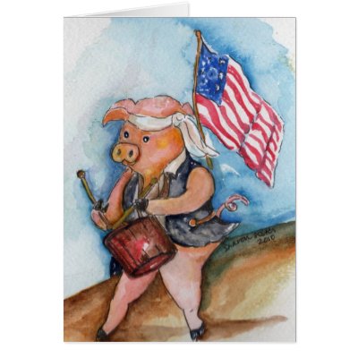 Patriotic Pig