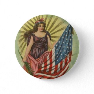 Patriotic
                                                Pin~Lady Liberty~Fourth of July